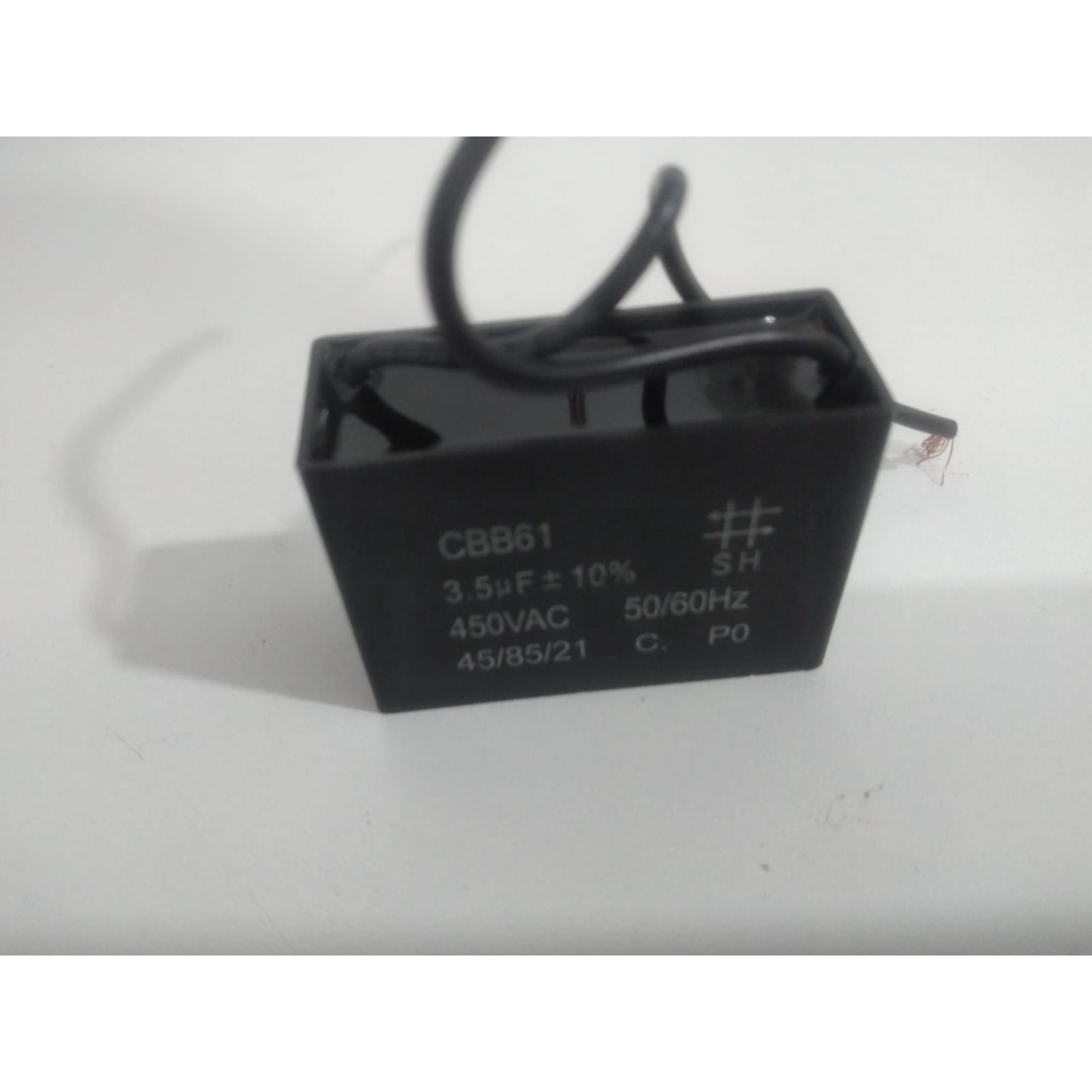 Confezione Da 2 Condensatori CBB61 HQRP Per Ventilatore A Soffitto 4,5uf + 5uf + 6uf 250VAC