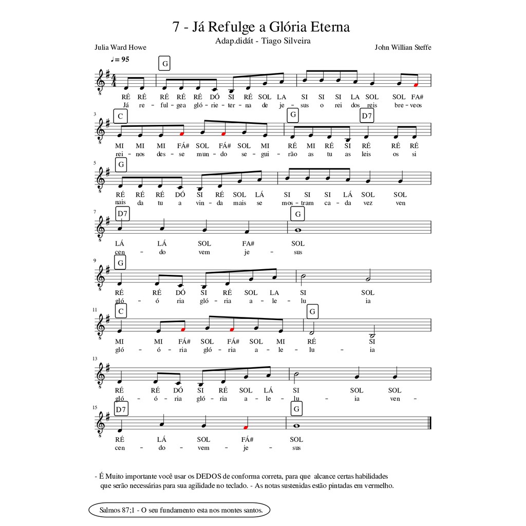 APOSTILA DE TECLADO - SIMPLIFICANDO A PARTITURA