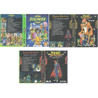 Box Dvd Anime Digimon Adventure Dublado Completo