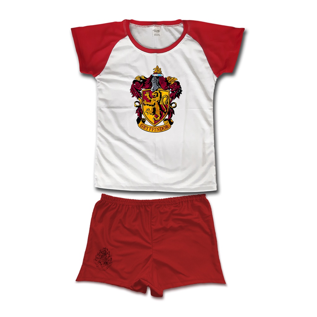 Pijama Adulto Feminino Harry Potter Grifinoria Gryffindor - PROMOÇÃO! |  Shopee Brasil