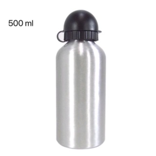 Garrafa Alumínio Prata Squeze 500Ml