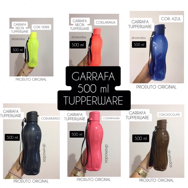 Garrafa Eco Tupperware ® -500ml | Shopee Brasil