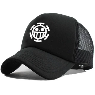 Boné Trucker Telinha Aba Curva Anime One Piece Unissex Lançamento