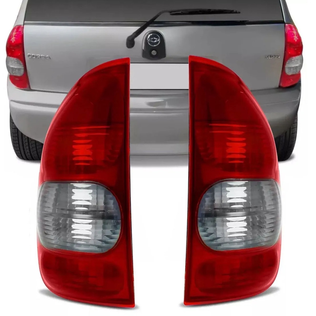 Lanterna Traseira Corsa Hatch Pick Up Wagon 4 Portas 2000 2001 2002 Bolha