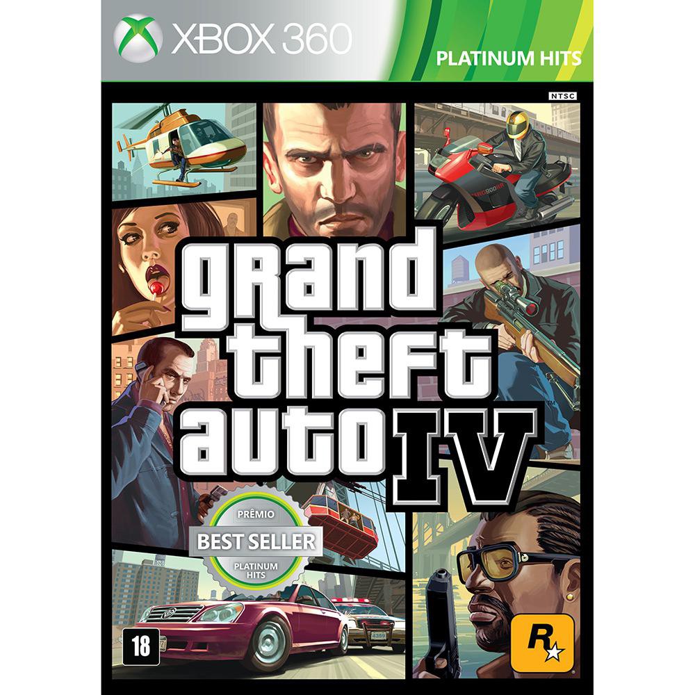 Jogo Grand Theft Auto IV (GTA 4) - Xbox 360 em Promoção na Americanas