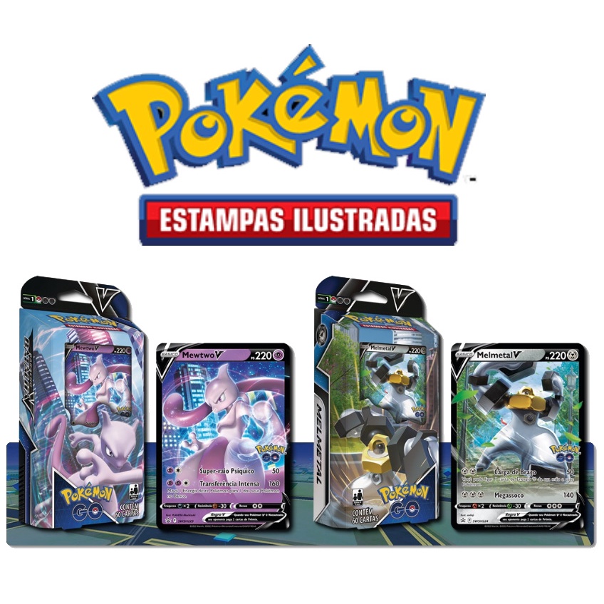 Pokémon Go Baralho Batalha V - Deck Mewtwo V - Copag - Deck de