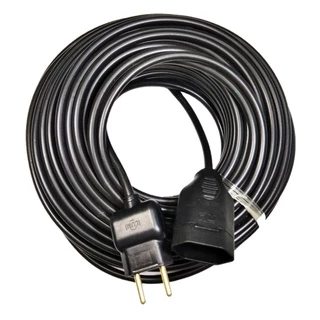 Extensão Elétrica 30 Metros Reforçada Cabo Pp 2x1mm Plug Reto