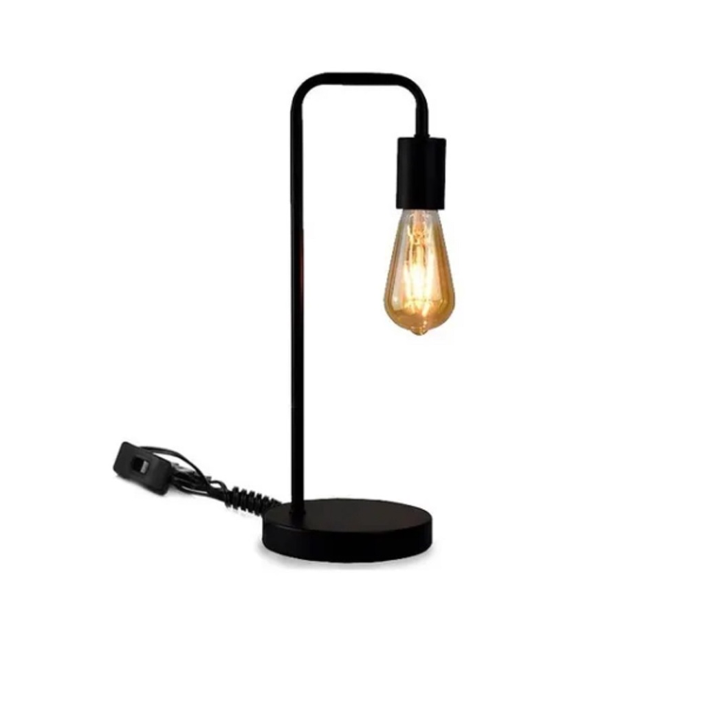 Luminária De Mesa Barcelona Abajur Vintage Elegante Com Fio Shyshow Shopee Brasil