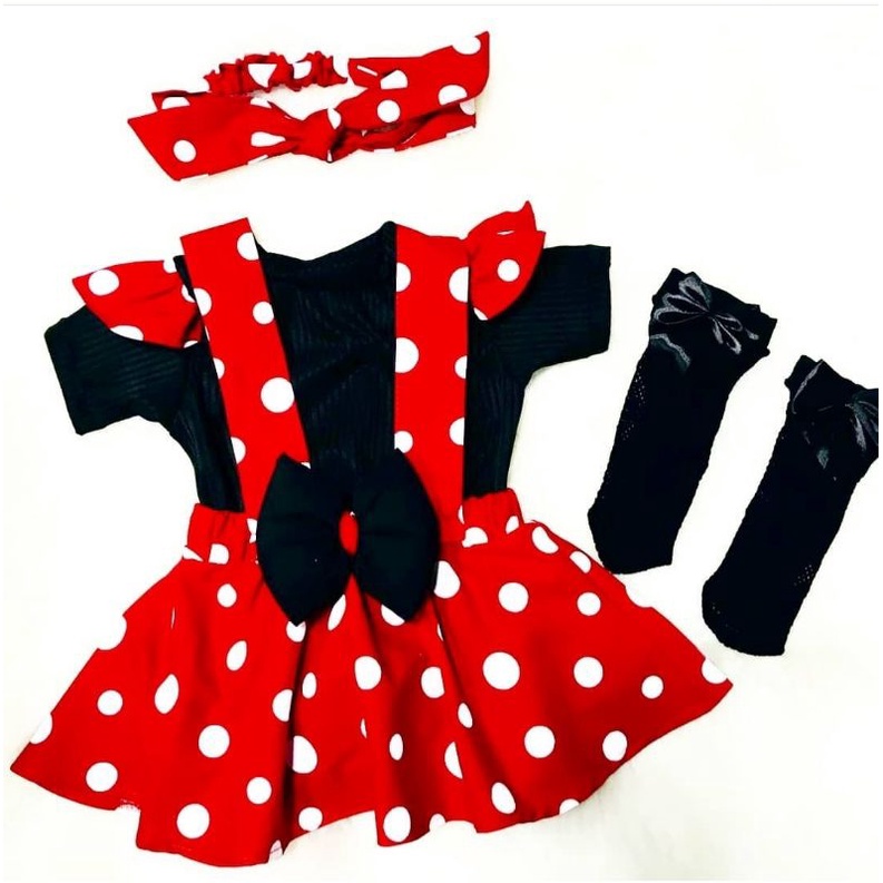 Roupa da minnie para best sale bebe de 1 ano