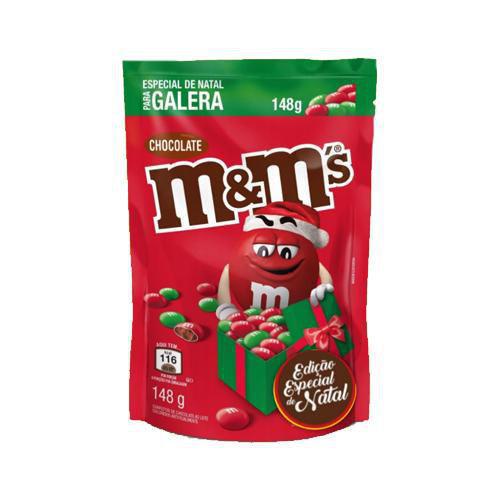 CONFEITO Chocolate MMS AO LEITE Especial NATAL 148G MARS