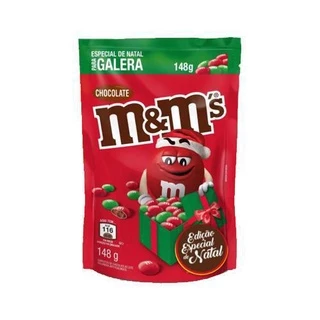 CONFEITO Chocolate MMS AO LEITE Especial NATAL 148G MARS