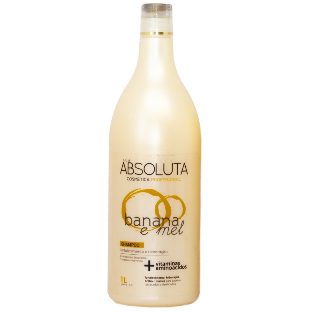 Shampoo Hidratação Para Todos os Tipos de Cabelos Banana e Mel Lua ...