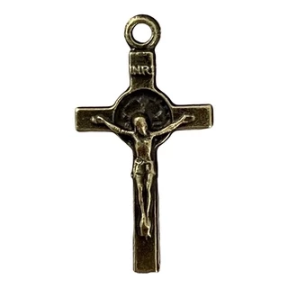 Kit 100 Mini Crucifixos 2cm Para Terços Artesanato Atacado