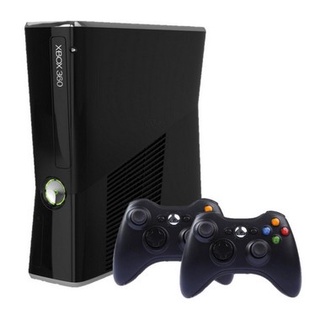 Xbox 360 Slim 4gb 2 Controles Kinect Seminovo Usado