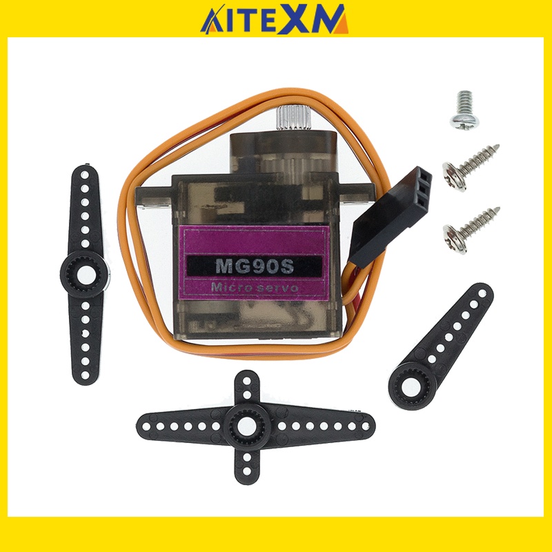 MG90S 9G Metal gear Digital Servo Para Rc Helicóptero Barco Avião Carro MG90 9G