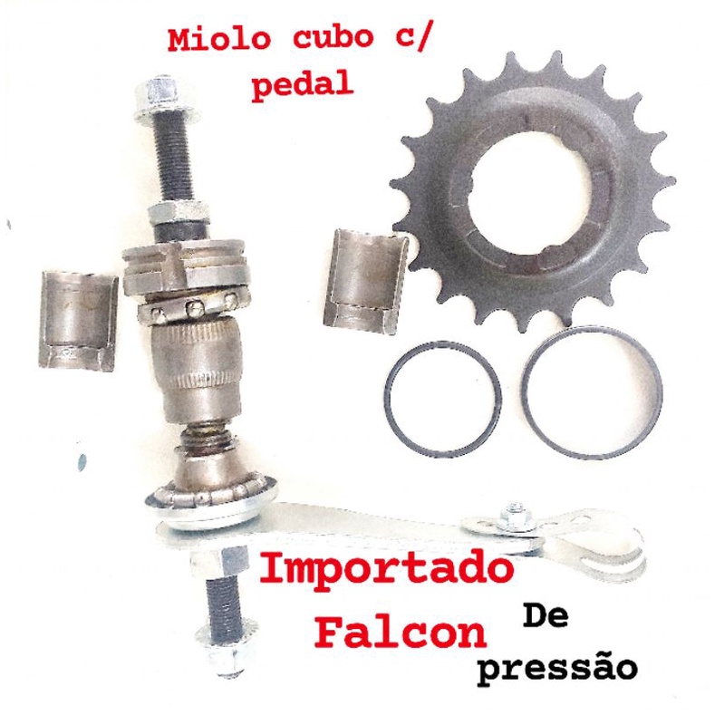 Miolo cubo bicicleta freio contra pedal Falcon