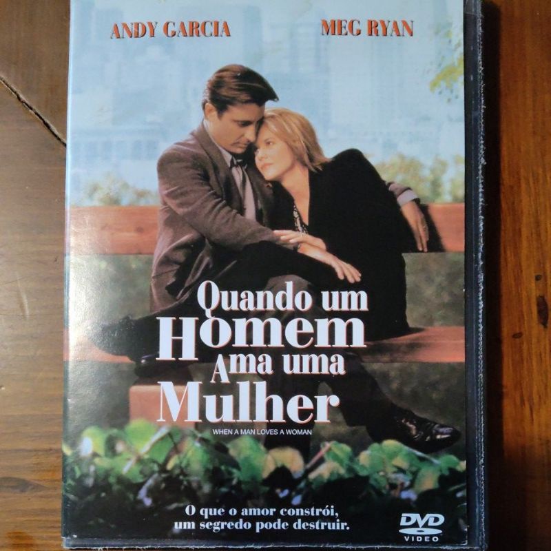 DVD Original Quando Um Homem Ama Uma Mulher Andy Garcia Meg Rian Shopee Brasil