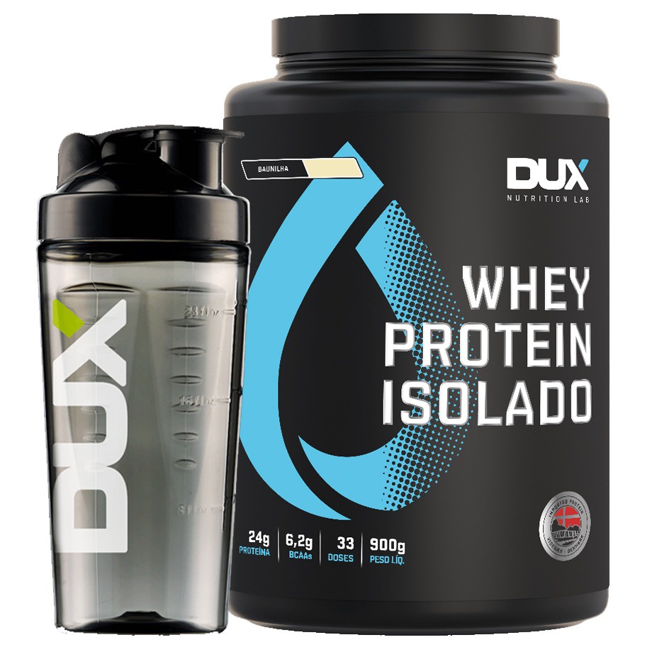 Whey Protein Isolado 900g – DUX