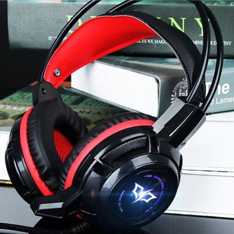 Fone de Ouvido Headset X7 Gamer Para Jogos Com Led Microfone Celular ...