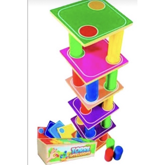 Brinquedo educativo 6 anos - Jenga jogo - a partir de R$51,39