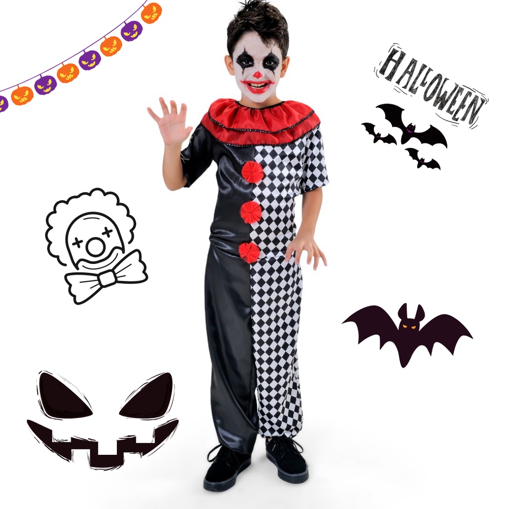 Fantasia Halloween Menino Açougueiro Assassino Infantil - Tamanho G -  Alegra Festa - Artigos para Festas