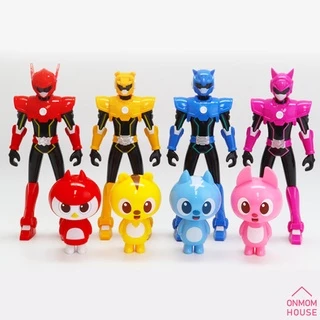 (Mini Force) Conjunto De Boneco/Figura De Ação/Parafuso/Lucy/Max/Semi Animal/Robô