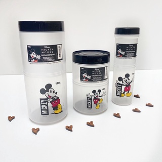 POTE DE PLASTICO REDONDO MICKEY COM TAMPA