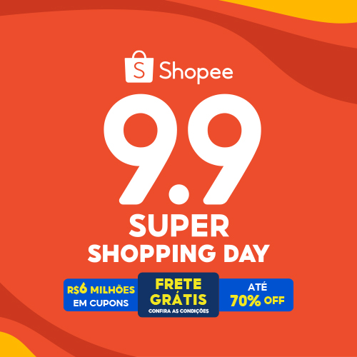 9.9 Super Shopping Day, R$6 Milhões em Cupons e Frete Grátis