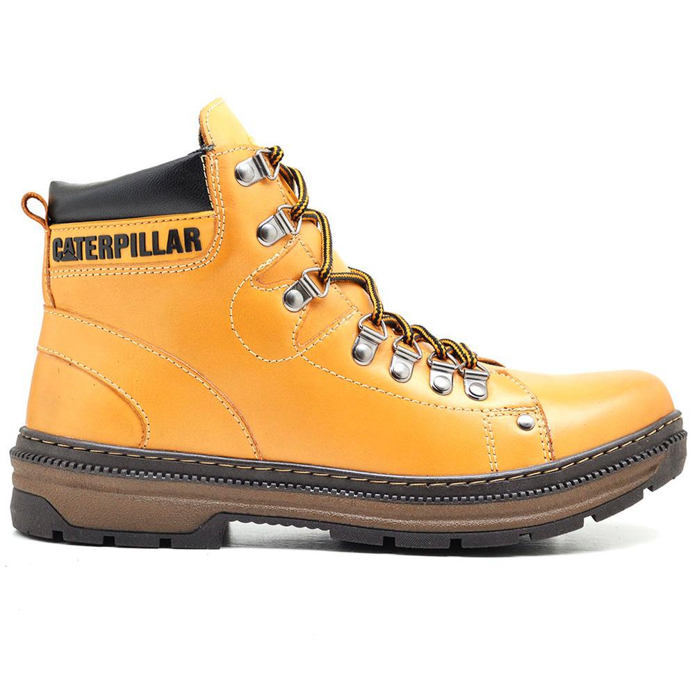 Bota Caterpillar Cat Masculino COURO Adventure | Shopee Brasil