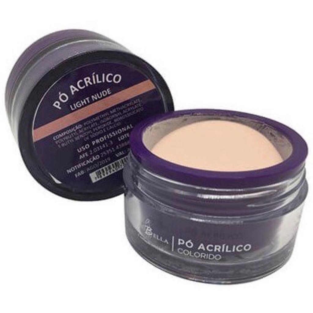 PÓ ACRILICO LIGHT NUDE PIU BELLA 25g