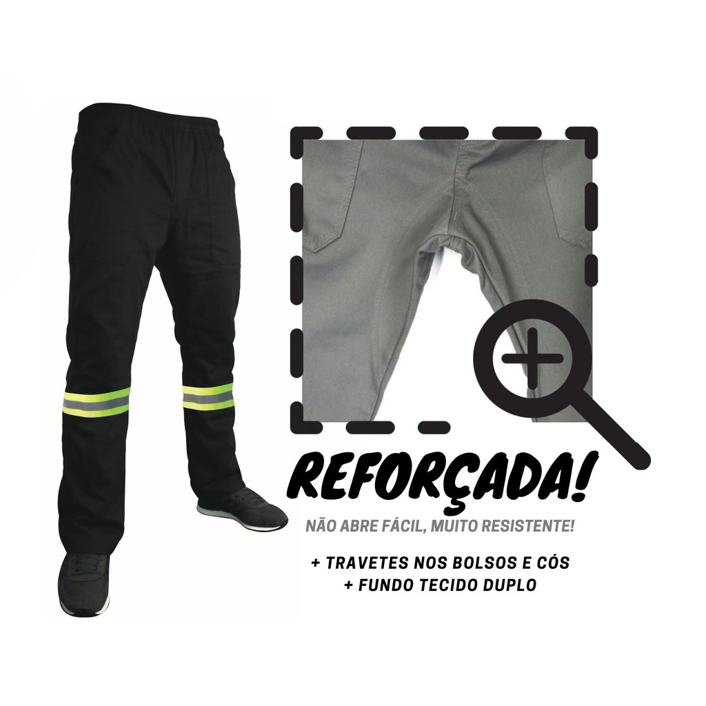 Calça para best sale fardamento masculino