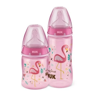 Kit com 2 Mamadeiras My 1st 150/300ml First Choice Rosa -  Nuk em Oferta na Shopee
