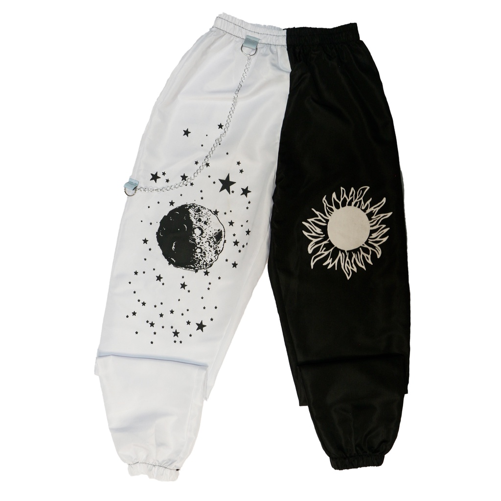 Calça Jogger Smile Street Emoji Corta Vento Skate Corrente Estampada Silk Cintura  Alta Corta Vento - Vaide - Outros Moda e Acessórios - Magazine Luiza