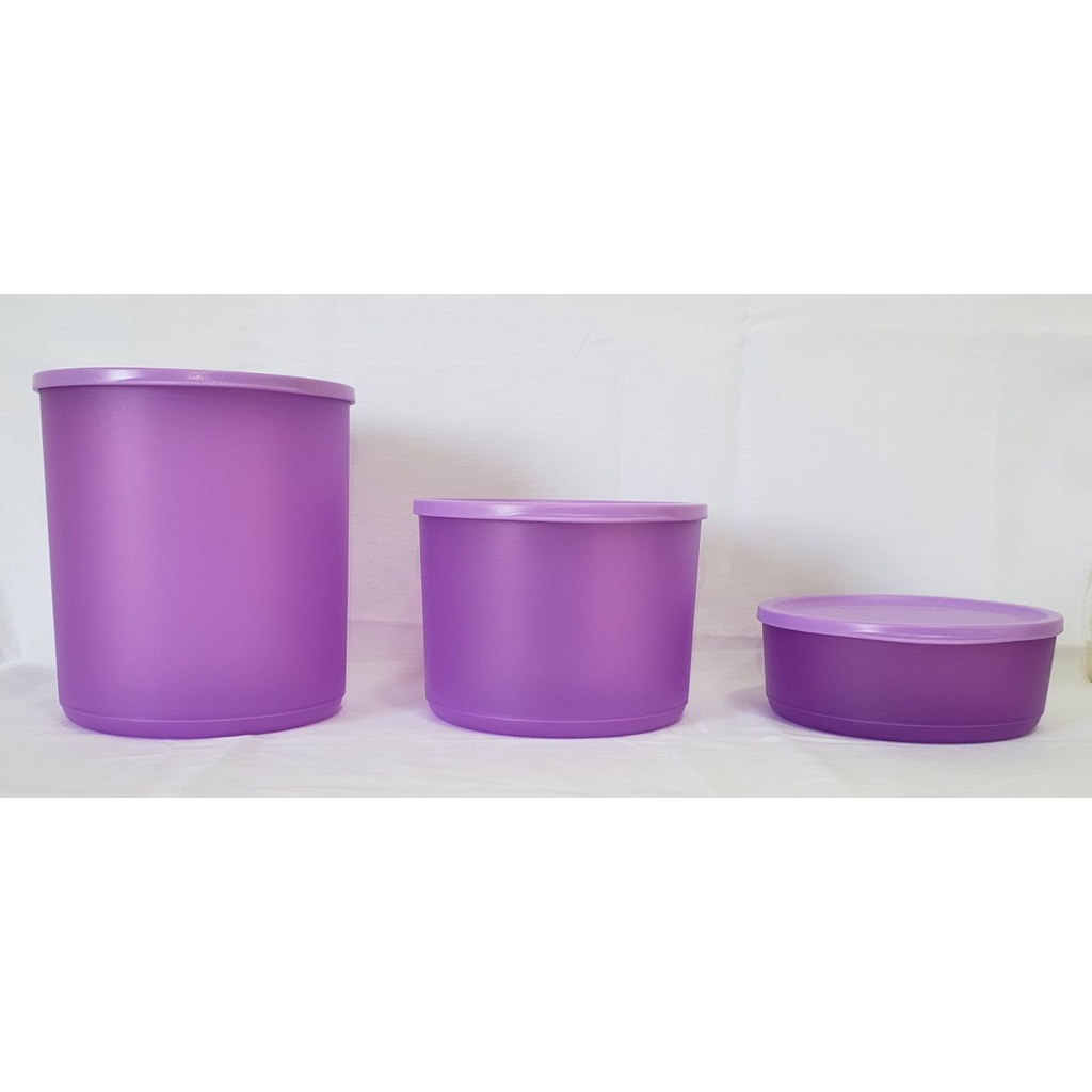 Kit 3 peças Refri Line Redondo - Tupperware | Shopee Brasil