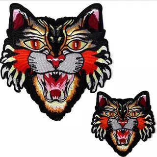 Aplique Para Roupas Patch Bordado Tigre Pantera tipo