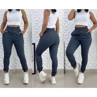 Calça de moletom feminina clearance grossa