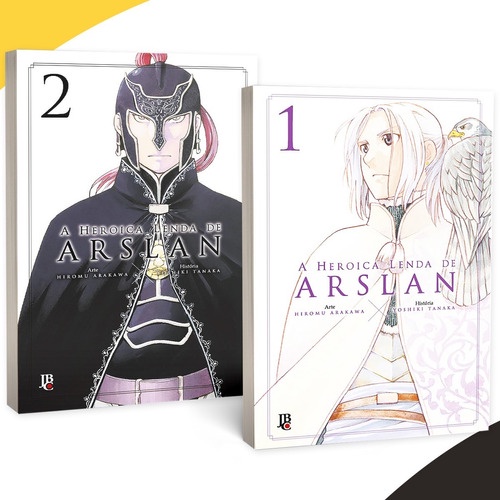 A Heroica Lenda De Arslan Vols. 1 + 2 Mangás Jbc Lacrados | Shopee Brasil