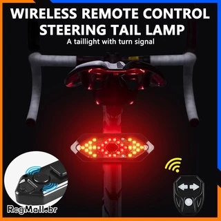Lanterna Traseira Led De Bicicleta Recarregável Usb /Farol Bike Traseira LED USB Recarregável à Prova D