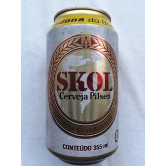 Lata antiga Cerveja Skol 355 ml - Boca Grande - A98