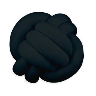 Almofada de nó grande preto escandinavo