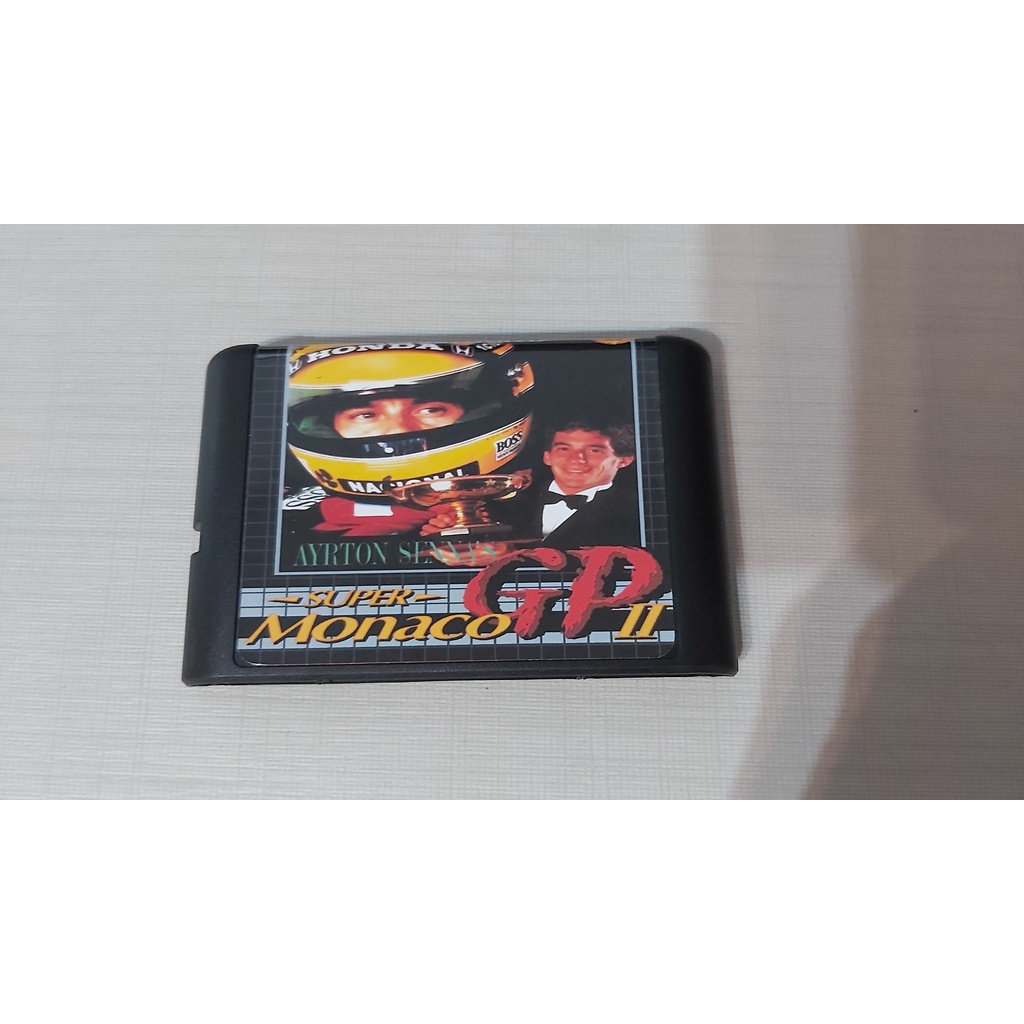 Ayrton Senna Super Monaco GP 2 Mega Drive paralelo (LEIA A DESCRIÇÃO