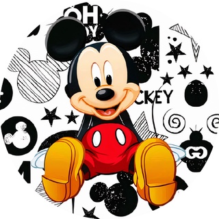 Painel Redondo Tecido Sublimado C/ Elástico 1,50x1,50* MICKEY MICRED 27