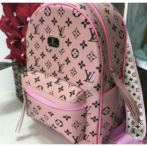 Mochila louis vuitton rosa hotsell