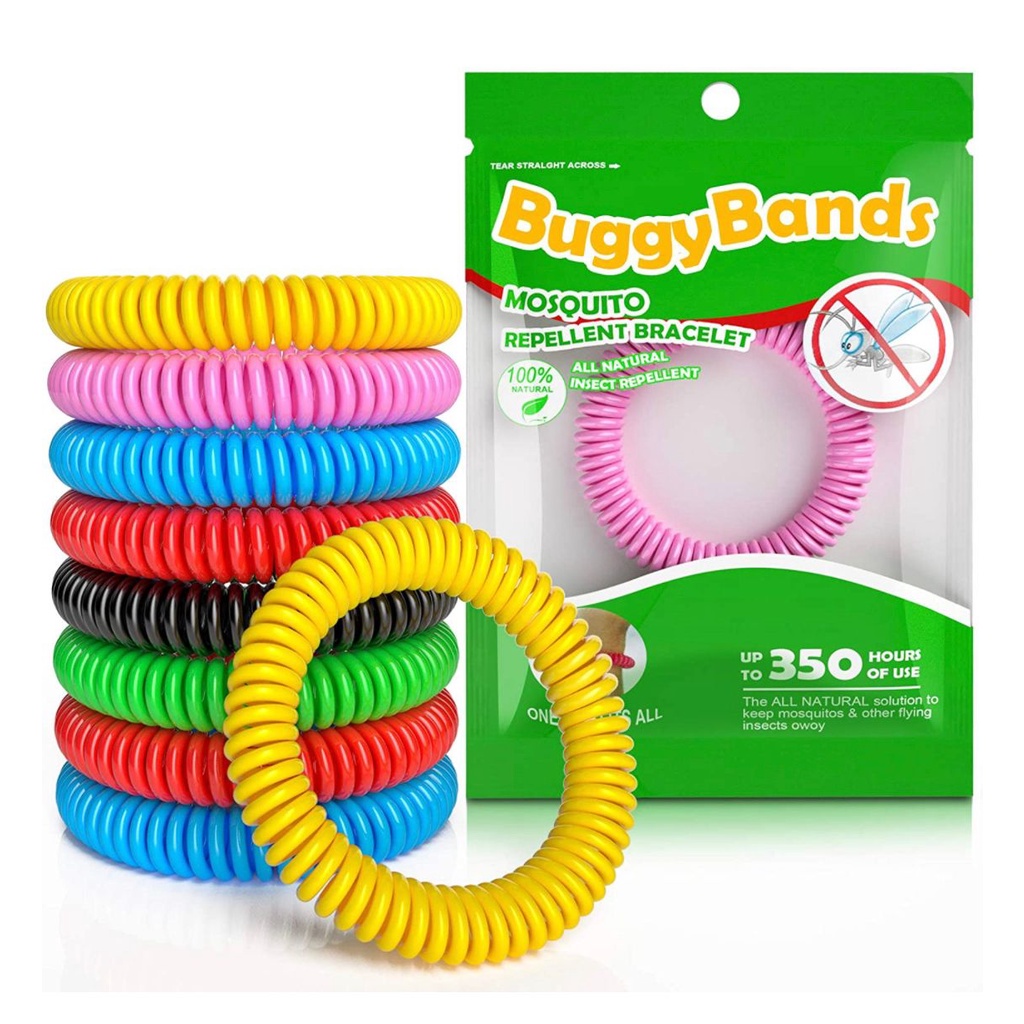 PULSEIRA ANTI-MOSQUITOS IMPORTADA BUGGY BANDS | Shopee Brasil