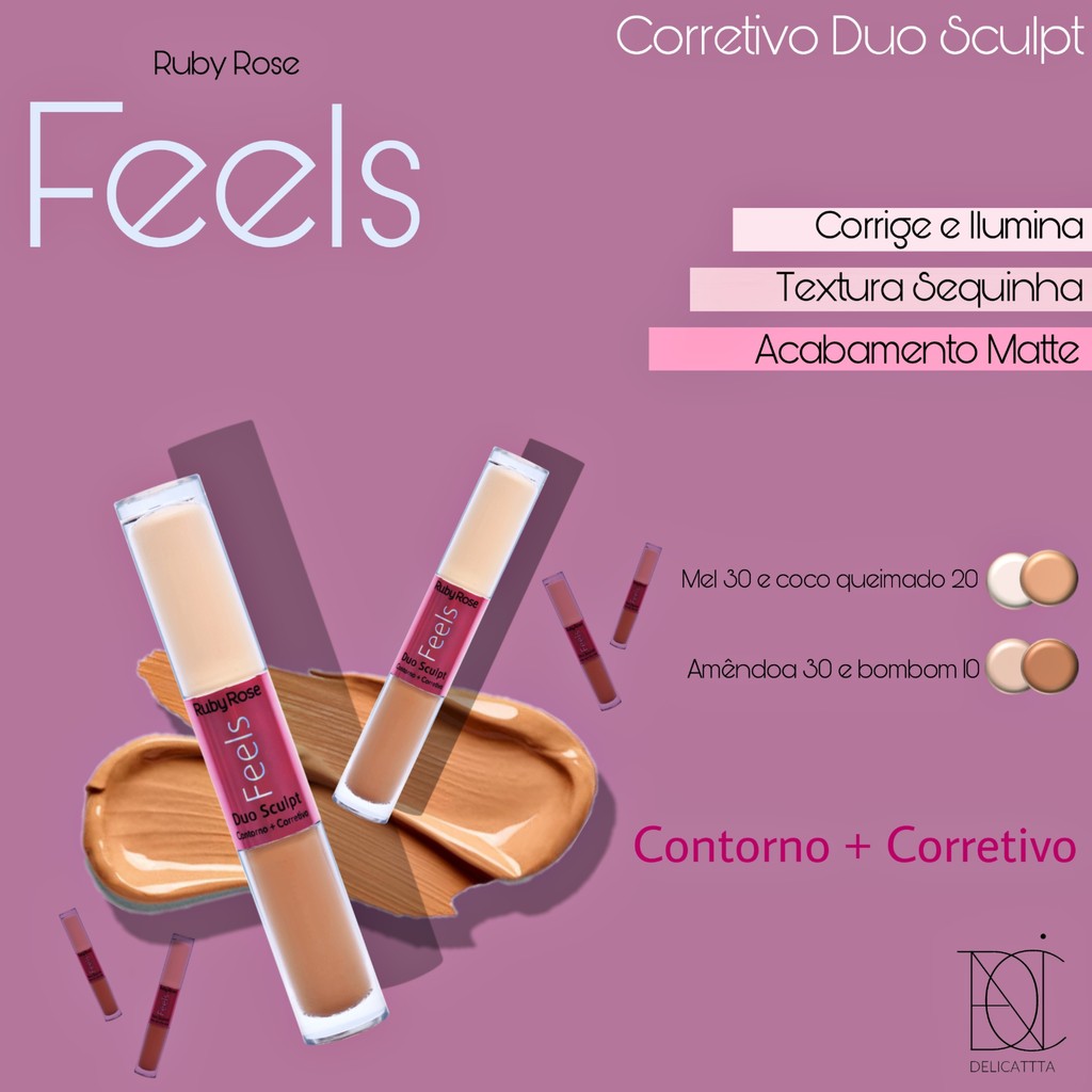 CORRETIVO DUO SCULP FEELS RUBY ROSE  10