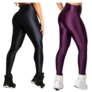 Vox Store Calça Legging Fitness Feminina 3D Suplex Novo Leg Cirrê Academia  3 D