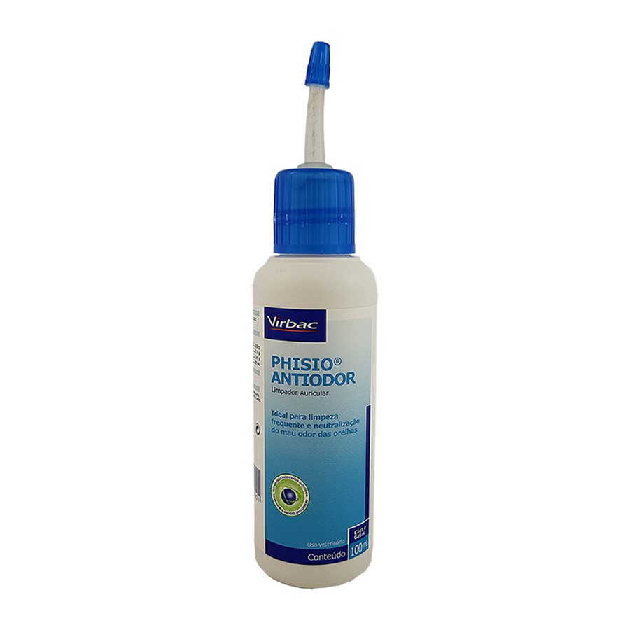 Solucao de Limpeza Ouvidos Phisio Anti-odor 100Ml - Virbac