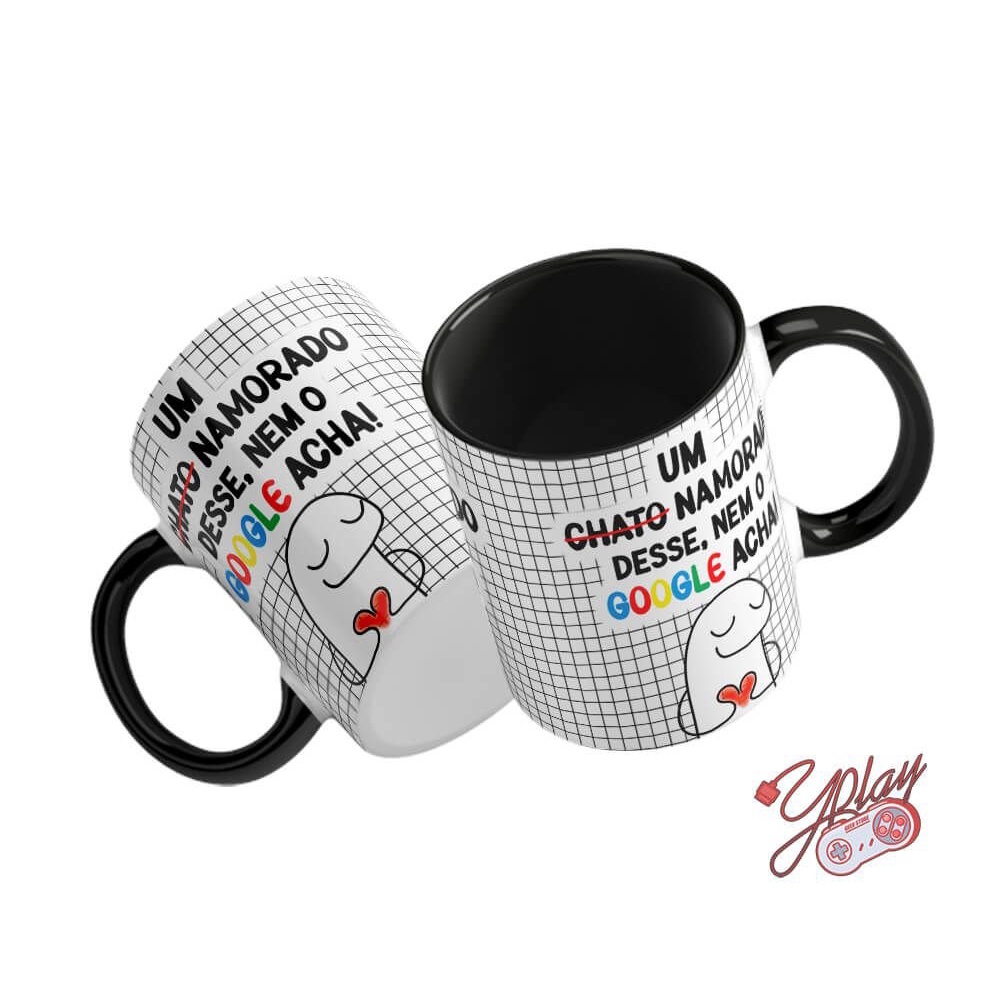 Caneca Personalizada Café - Dinossauro Offline Dino Run Google T-rex