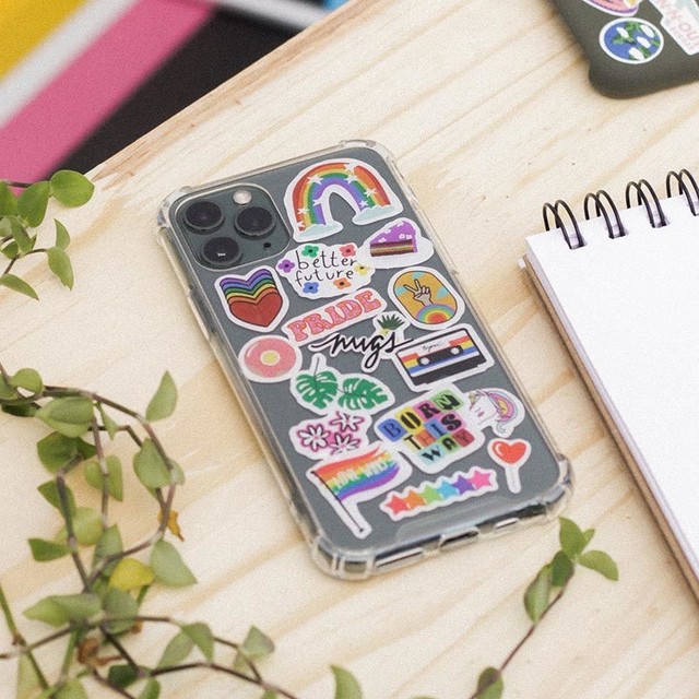 colchón Ennegrecer Pareja Sticker Adesivo Migs para Case de Celular Original | Pride | Shopee Brasil