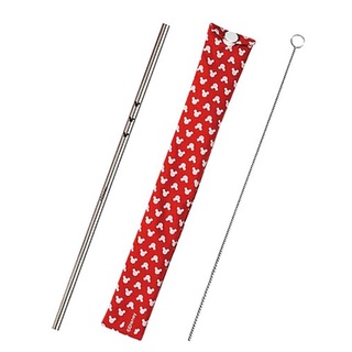 Kit Completo Canudo Sustentável Mickey Com Porta Canudo Escova De Limpeza Top do mercado PROMO BARATO ENVIO RÁPIDO